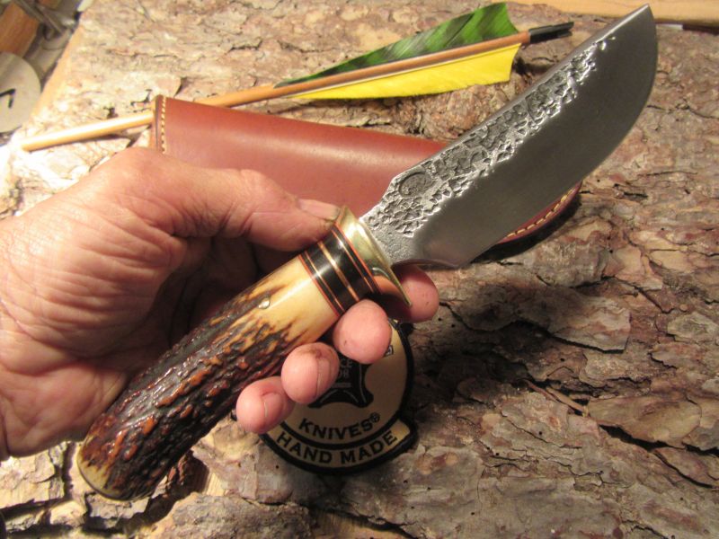    Alaskan Hammer Mark Semi Skinner Red Stag Ox Butt Cap