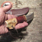   Treeman Woodcraft Hunter 5 1/2" Hand Forged Blade Horse Hide crotch Stag 