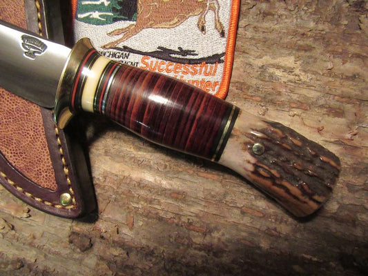   J.Behring Trout and Deer leather / stag