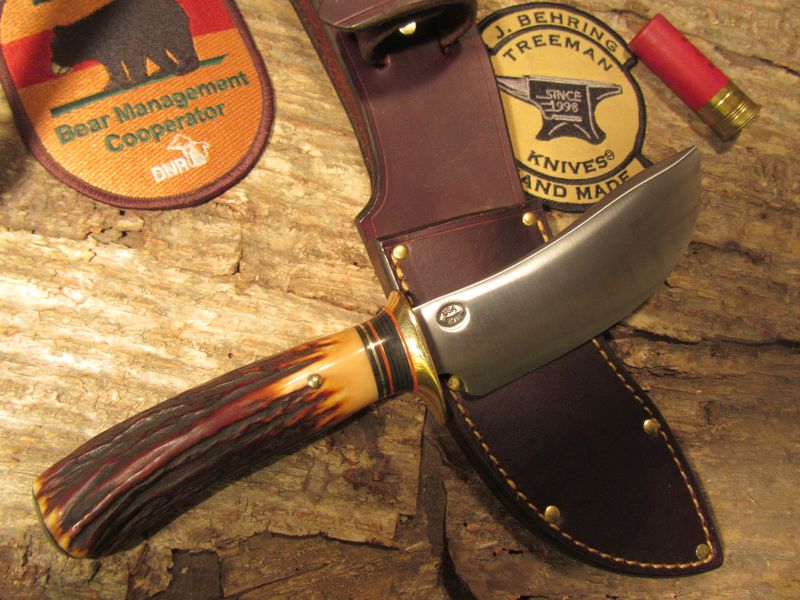  Treeman WoodCraft  5 1/4" blade Musk Ox butt