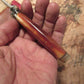 Treeman Montana Trout Knife Fossil Ivory Musk Ox butt cap 