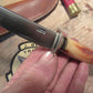 Treeman Montana Trout Knife Fossil Ivory Musk Ox butt cap 