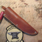 Treeman Montana Trout Knife Fossil Ivory Musk Ox butt cap 