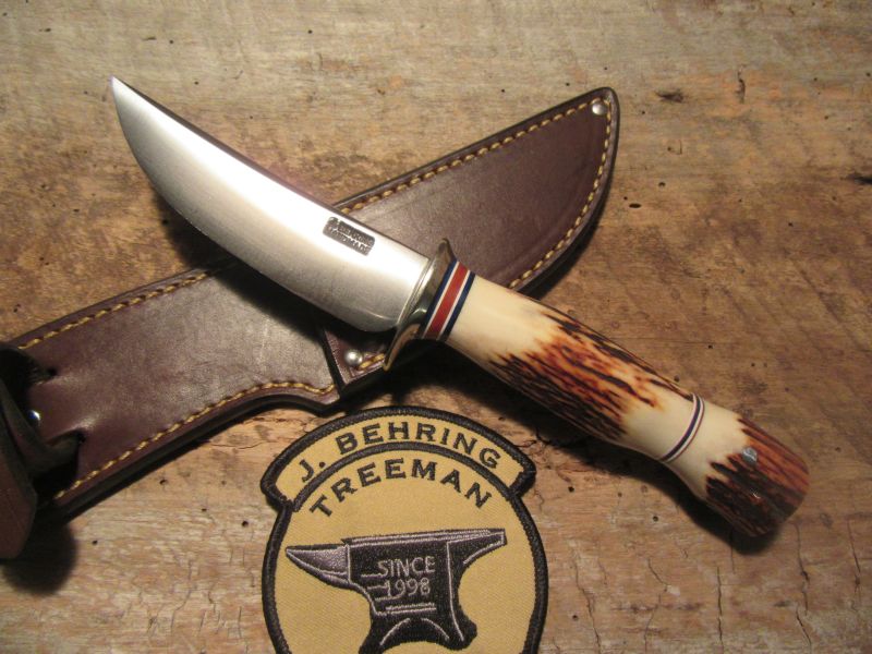 Treeman Trout & Deer Stag / Stag Nickel Guard 