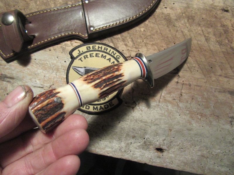 Treeman Trout & Deer Stag / Stag Nickel Guard 
