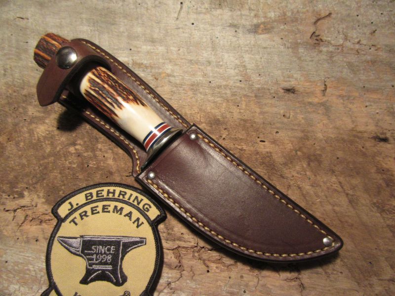 Treeman Trout & Deer Stag / Stag Nickel Guard 
