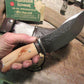 J.Behring Handmade Nesmonk Hammermark Fossil Ivory Sled Runner handle