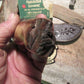 J.Behring Handmade Nesmonk Hammermark Fossil Ivory Sled Runner handle