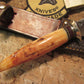 Montana Trout Knife Fossil Walrus Ivory Tip