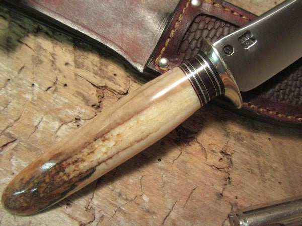 Trout and Deer Artifact Walrus  Ivory  Tusk Tip