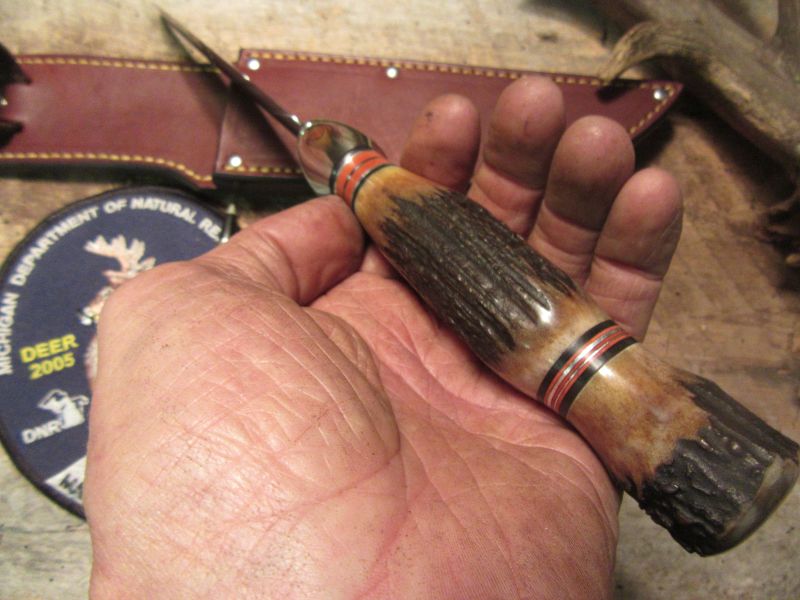  Treeman Huron Hunter 6 1/2" Blade Stag/Stag 
