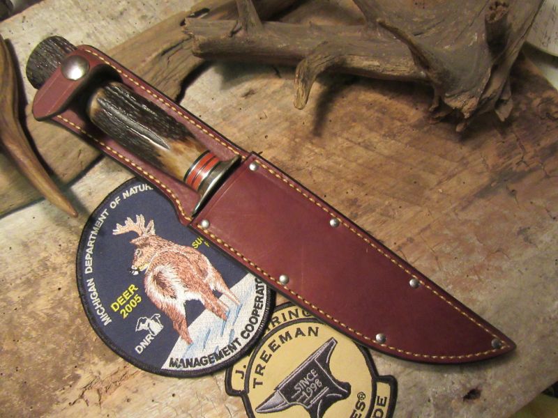  Treeman Huron Hunter 6 1/2" Blade Stag/Stag 
