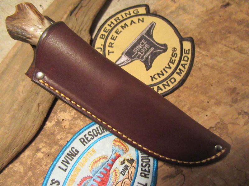 J.Behring Trout knife European Roe Deer Stag