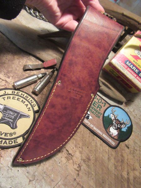 J.Behring Fox River Hunter  leather Crown Stag