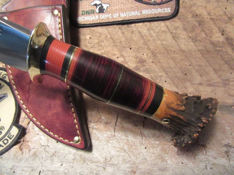 J.Behring Fox River Hunter  leather Crown Stag