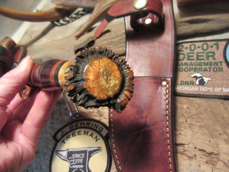 J.Behring Fox River Hunter  leather Crown Stag