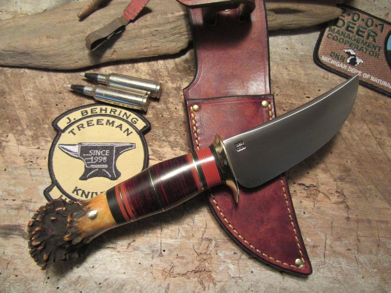 J.Behring Fox River Hunter  leather Crown Stag
