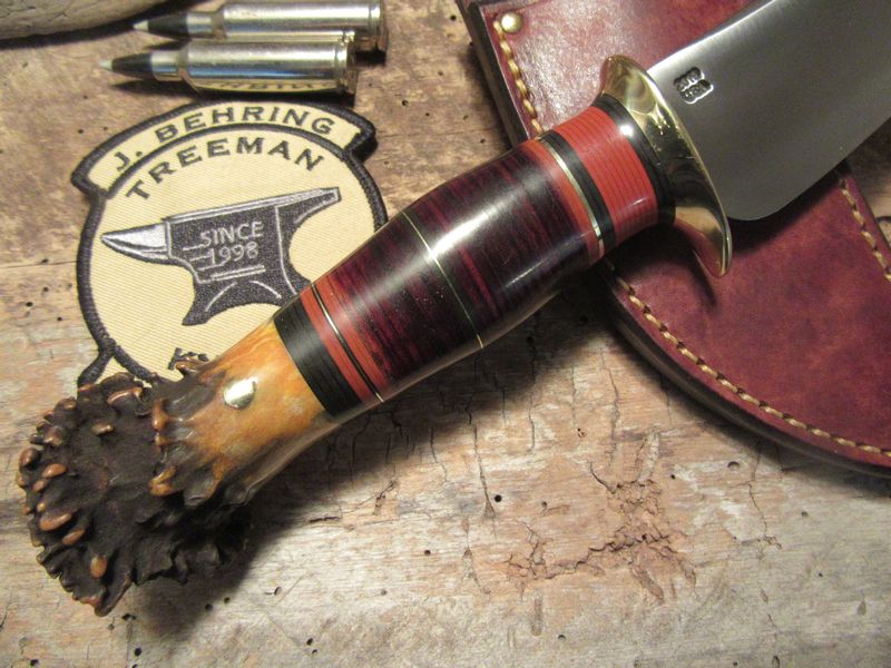 J.Behring Fox River Hunter  leather Crown Stag