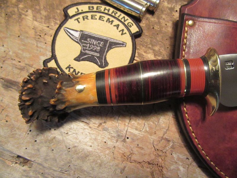 J.Behring Fox River Hunter  leather Crown Stag