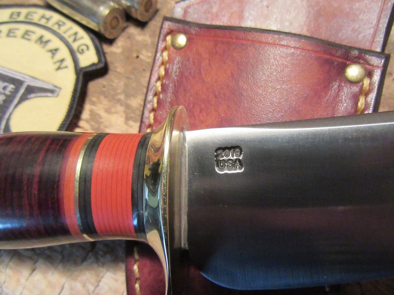 J.Behring Fox River Hunter  leather Crown Stag