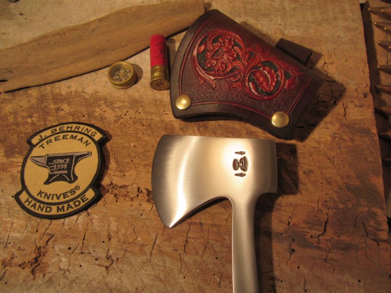  J.Behring Scagel Style Two  Handed Axe crown Stag Replica