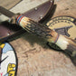  J. Behring Handmade 7" Stag Stag Fighter 