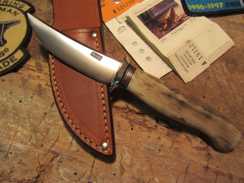 Michigan Trout Knife Artifact Walrus Ivory