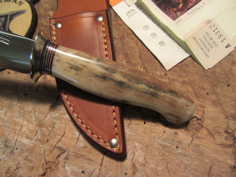  Michigan Trout Knife Artifact Walrus Ivory