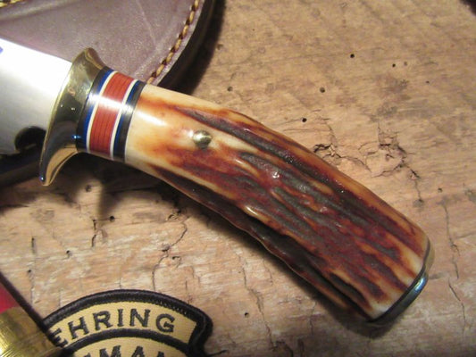 J. Behring Handmade South Dakota Caper  Vintage Red Stag