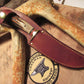 J. Behring Handmade Old School Hunter/Skinner Sambar Stag 5 1/4" blade