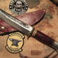 J. Behring Handmade 8" Hammermark Fighter Horsehide Aluminum