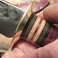J. Behring Handmade 8" Hammermark Fighter Horsehide Aluminum