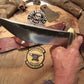 J. Behring Handmade 8" Hammermark Fighter Horsehide Aluminum