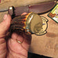 J. Behring Handmade Red Stag 5" Machinaw Hunter 