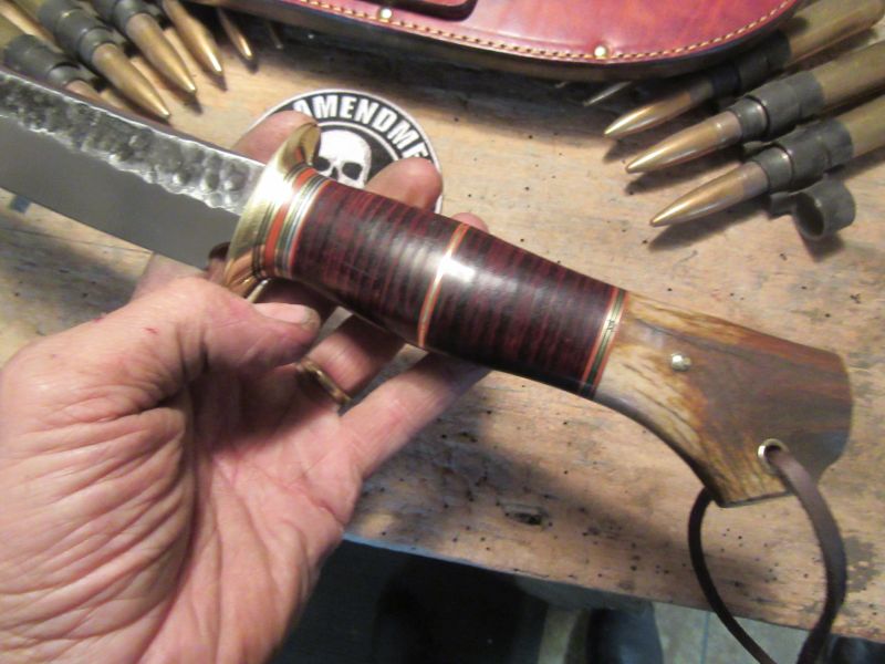 J. Behring Double Skull Hammer mark Fighter 11" Blade