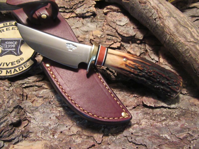 J. Behring Handmade Michigan Caper Red Sambar Stag 