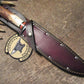 Treeman Handmade Double Skull Fighter reverse grind Stag Finger Grip handle 
