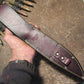 Treeman Handmade Double Skull Fighter reverse grind Stag Finger Grip handle 