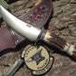 J. Behring Handmade 6" Copper Harbour Stag Stag Hunter  