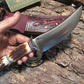  J. Behring Handmade 6" Copper Harbour Stag Stag Hunter  