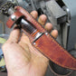Old School Trout & Bird Crown Stag Horse hide 