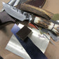 Treeman Stag Stag Semi Skinner Nickel Silver guard and Butt Cap 