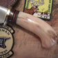 J. Behring Handmade Nesmonk Musk Ox Birds Head handle Ostrich leg sheath 