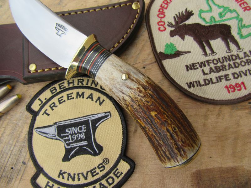 J. Behring Handmade Michigan Caper Moose Horn  Stag 