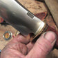  J. Behring Handmade Fox River Desert Iron Wood  Aluminum Crows beak  Beaver Tail Sheath
