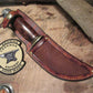  J. Behring Handmade Fox River Desert Iron Wood  Aluminum Crows beak  Beaver Tail Sheath