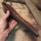  J. Behring Handmade Fox River Desert Iron Wood  Aluminum Crows beak  Beaver Tail Sheath