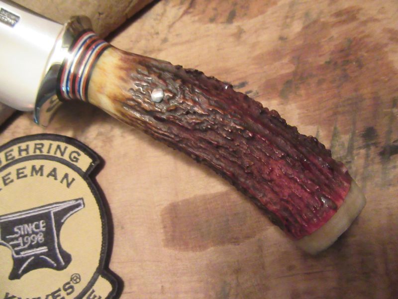                         J. Behring Handmade Fox River Hunter POP CORN Stag 