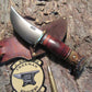 J. Behring Handmade Michigan Skinner Beaver tail Horsehide Crown 