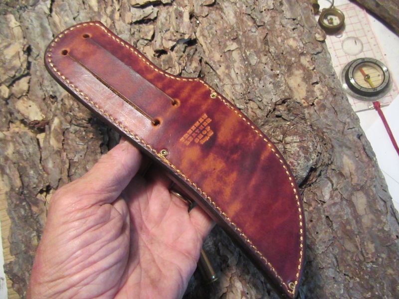 J. Behring Handmade Michigan Skinner Beaver tail Horsehide Crown 